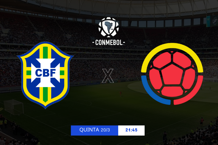 Brasil e Colômbia se enfrentam em Brasília pelas Eliminatórias da Copa do Mundo de 2026